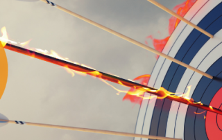 Are you targeting the right audience? A picture showing arrows in a target only one is in the centre