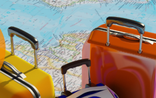 CX in the Tourism Industry showing 3 cases of different colours