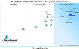 SPARK Matrix showing Sefas as a Technology leader
